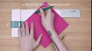 Fiskars 122150-1003 Lia Griffith Envelope Maker, Teal Green/White