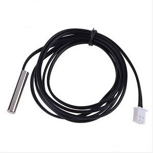 [Hot Item] Factory OEM Clip Type 18mm Pipe Temperature Measurement 50K 3950 Ntc Resistor Thermistor 10K 100K 3435 B3950 Temperature Sensor AWG 22