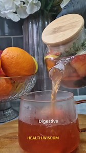 30K views · 673 reactions | Enjoy this fruity tea to help with digestion Inflammation Support skin Ingredients Strawberry Blueberries Cinamon Orange Green tea Lemon Ginger #tea #herbalinfusion #herbaltea #teas #digestivetea #digestion #herbal #explorepage #explore #Strawberrytea #orangetea #infusion | Health Wisdom | Facebook