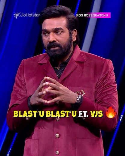 906K views · 20K reactions | That was peak thug swag  Bigg Boss Tamil Season 9 - இப்போது 24x7 ஒளிபரப்பாகிறது JioHotstar-ல் #BiggBossTamilSeason9 #OnnumePuriyala #BB9 #BiggBoss9 #VijaySethupathi #BiggBossTamil #BB9 #24*7Live #24x7StreamingNow #JioHotStarTamil #JioHotstar | JioHotstar Tamil | Facebook