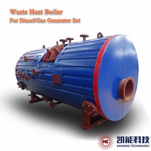 [Hot Item] Horizontal Fin-Tube Exhaust Gas Steam Boiler for 1000/1200kw Generator