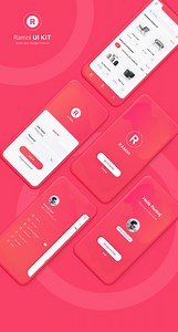 Ramni Free Mobile App UI UX Kit