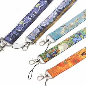 [Hot Item] Custom printing Logo Key Strap Lanyard Anime Phone Lanyard with ID Card Badge Holder