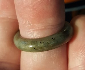 Natural Grade A Jadeite Jade Ring - Size 7.75 - Etsy