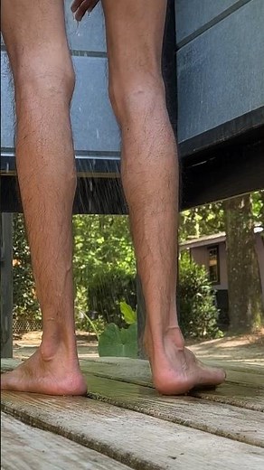Outdoor showers are the absolute best 😌 🚿 #Nature #Men #ClothingOptional
