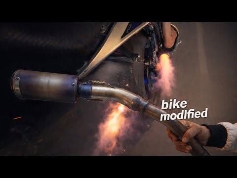 R15m full modified and exhaust backfire 💥#viral #explorepage #exhaustsound #bikelover #reaction ￼