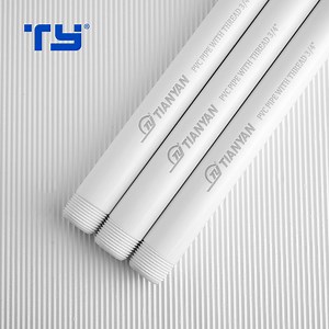 [Hot Item] PVC Plastic BS Standard Male Thread CPVC UPVC Water White Pipe
