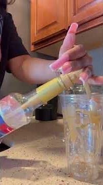 Iced Blonde Vanilla Latte recipe, using a Nespresso Vertuo machine