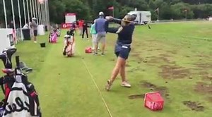 Danish star Emily Kristine Pedersen getting ready for a Major Sunday at the RICOH Women's British Open #RWBO16 | Ladies European Tour