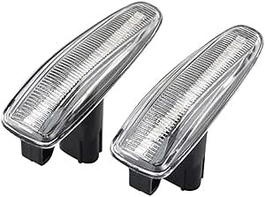 Malcayang Dynamic Side Marker Turn Signal Indicator Compatible with Mitsubishi Lancer Evolution X Evo X Outlander Sport RVR ASX Mirage