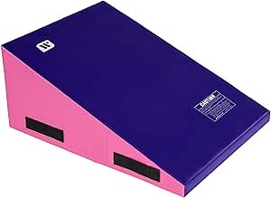 Gymnastics Wedge Mats for Tumbling,48x24 Inch Gymnastics Cheese Mat with Non-Slip,EPE Foam for Exercise,Tumbling,Yoga