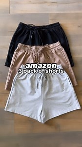 Amazon 3 pack of drawstring shorts! 🫶🏻 To shop these looks you can comment SHORTS to shop. They’re super comfy, stretchy and have pockets and are only $33 for 3 shorts. I’m wearing a medium & I’m 5’2 1/2” 135 lbs. How to shop my reels 1. Everything is linked in my stories & monthly highlights. 2. Tap the link in my bio! It’ll take you to my Amazon shop where I’ve linked all my Amazon finds. Tap any photo to bring up shoppable thumbnails. Tap any thumbnail to get the direct amazon listing. 3. I
