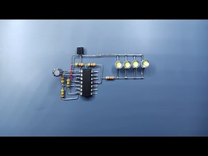 Electronic project LED chaser circuit with LM324 IC