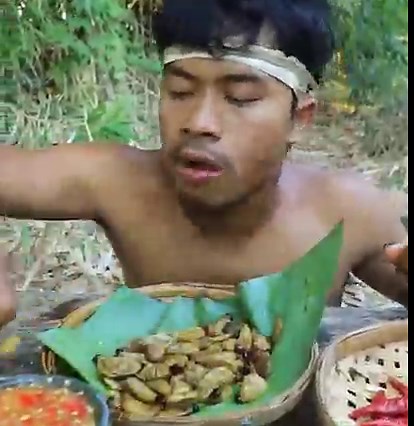 63K views · 1K reactions | 52-Find worms in coconut tree , Cooking worms coconut delicious | Nice Cook | Facebook