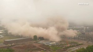 Watch the moment giant cooling towers are demolished at Rugeley power station