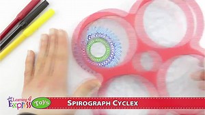 Spirograph is better than ever! The Spirograph Cyclex set keeps all the gears perfectly in place. #LETopToys | Learning Express Toys of Tulsa