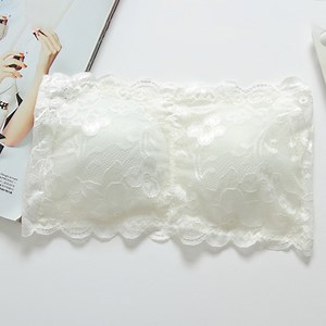 [Hot Item] Summer Burst of Lace Word Around The Sexy Breast, Anti-Slip Underwear Bra Gathered Breathable Breast Wrap Ladies Underwear