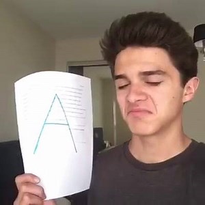 1.8M views · 16K reactions | A good grade BARELY brings your grade up while a bad one drops it dramatically... | Brent Rivera | Facebook