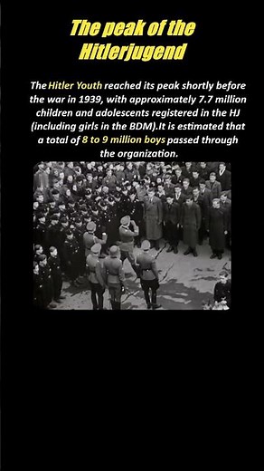 The peak of the Hitlerjugend #history #ww2 #didyouknow