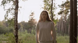 Woman Walking Woods Back Sunset Upset Stock Footage Video (100% Royalty-free) 3413138991 | Shutterstock