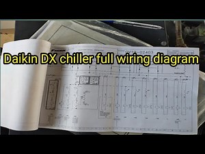 Daikin DX chiller full wiring diagram