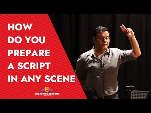 How to prepare Audition - Acting Scripts ? Acting Class Mumbai