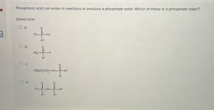 Phosphoric acid can enter in reactions to produce a phosphate e... | Filo