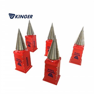 [Hot Item] Kinger Auger Log Splitting Cone Hydraulic Attachment Screw Wood Splitter for Excavator with Good Price