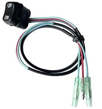 Tilt Trim Switch 87-18286A43, 87-16991A1, 87-18286A2, 87-18286A26 for Yamaha Outboard Remote Control Box - Replaces，Yamaha Engine Outboard Motors 703-82563-01-00，703-82563-02-00