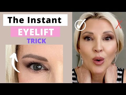 How to LIFT YOUR EYES INSTANTLY Tutorial / Over 50