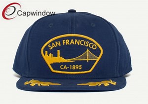 [Hot Item] USA Style Snapback Hat Embroidery Brim Custom Logos