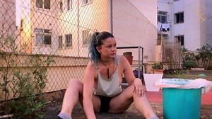 Girl next door: Gardening Braless for the neighbours!