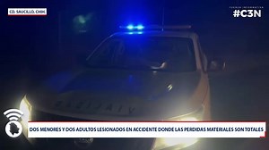 #C3N || DOS MENORES Y DOS ADULTOS LESIONADOS EN ACCIDENTE DONDE LAS PERDIDAS MATERIALES SON TOTALES | Codigotres.com