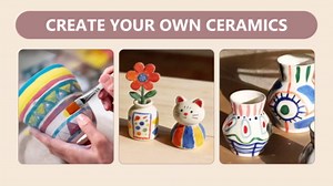 Pottery Starter Kit for Adults with Air Dry Clay – Complete Deluxe Home Sculpting & Making Set with Tools, 8 Paint Colors & Varnish - DIY Home Ceramics for Beginners, Date Night Activities Gifts