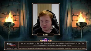 📜 Yesterday Mod Ed joined Mod Ayiza for a deep dive into DT2 Lore! 🏜️ We talked Treasure, Bosses, Mahjarrat and more! ⚠️ Beware Spoilers! ⚠️ ⏯️ Check out the full VOD here: https://youtu.be/OBQC7mIEQJY | Old School Runescape