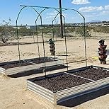 DoCred Tall Garden Arch Trellis for Climbing Plants, 79in Tall Metal Plant Support Trellis Archway for Climbing Vine Vegetable/Fruit/Flower Outdoor Yard Lawn Garden Arch Tunnel Trellis