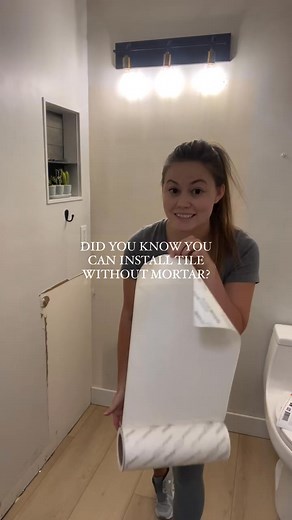 Have you ever seen this？ This product CHANGES the game for DIY tile installation. Using Mussel Bound cuts the time in ha CzcJ0kzJ5lp | Jamal Heathcote