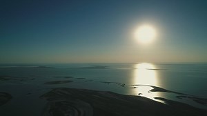 The sun at dawn, landscape - Free Stock Video