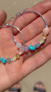 This was one of the first pairs of earrings I created at Fierce Forward🌈✨ It’s one of my favorites to this day because of how happy and uplifting they are! They go with any outfit! Our Chakra Hoops available in silver gold☺️ perfect for those days you need some extra upbeat energy around you. | Fierce Forward