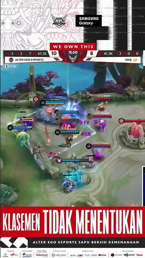 Klasemen Tidak menentukan 🔥 AE Bangkit Kalahkan Sang Raja