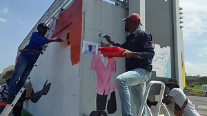 The Visual Art Project continues this week with the transfer of designs/ artwork (created during the Workshop) to a mural at the Queen Nandi station.   #CommunityArt #MyGO!Durban #MyCommunity #OTMSA2023 | GODurban | Facebook