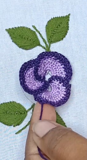 78K views · 1.7K reactions | Excellent 3D Flower Embroidery Design by Hand | Stitching Garden | Facebook