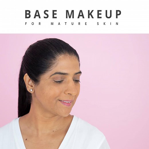 Crack the code to a flawless BASE makeup routine – hide pores, wrinkles and pigmentation, customised with love for MATURE skinned women. | Glamrs