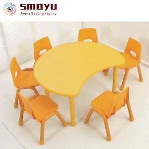 [Hot Item] Durable Square Furniture Kids Plastic Table Chair for Sale