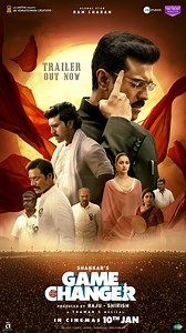 Bringing you a high voltage Power packed cinema to your screens 😊 Enjoy the #GameChangerTrailer See you in theatres on January 10th! #GameChanger | Miraj Cinemas