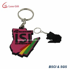 [Hot Item] Custom Logo 3D High-Quality Accessories Cartoon Animation PVC Leather Acrylic Soft Rubber Metal Keychain