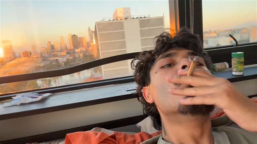Weed in my lungs, hand wrapped tight around my dick. Pure fucking bliss