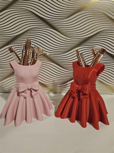 Dress Pen/pencil Holder, Desk Accessory, Home and Office Decor, Organizer - Etsy