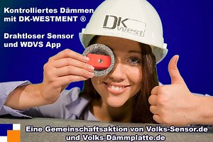 Drahtlosen Sensor CC2541 in Dämmung einbauen WDVS Fassadendämmung Teil I