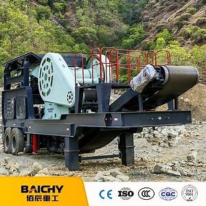 [Hot Item] Truck Mounted Mobile Gyratory Jaw Impact Demolition Iron Ore Crushers and Screening Plant with Warranty Conveyor Belt